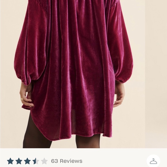 Free People Lux Purple Shirtdress - Picture 6 of 12